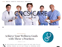 Tablet Screenshot of cncs-care.co.uk
